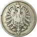 Coin, GERMANY - EMPIRE, Wilhelm I, Mark, 1874, Berlin, VF(20-25), Silver, KM:7