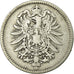 Coin, GERMANY - EMPIRE, Wilhelm I, Mark, 1874, Berlin, VF(20-25), Silver, KM:7