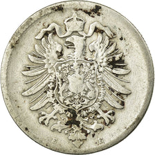 Coin, GERMANY - EMPIRE, Wilhelm I, Mark, 1874, Muldenhütten, VF(20-25), Silver
