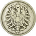 Coin, GERMANY - EMPIRE, Wilhelm I, Mark, 1881, Berlin, VF(20-25), Silver, KM:7