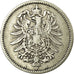 Coin, GERMANY - EMPIRE, Wilhelm I, Mark, 1881, Berlin, VF(20-25), Silver, KM:7