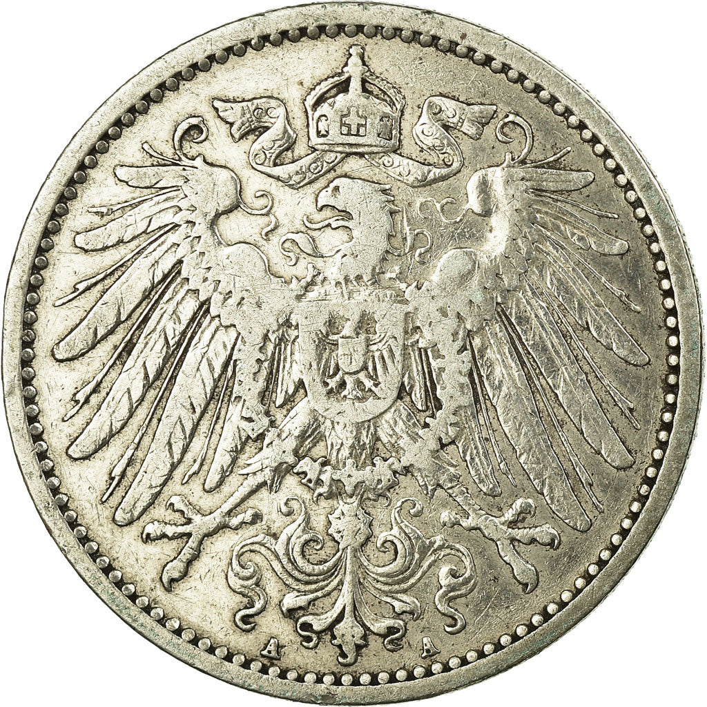 Coin, GERMANY - EMPIRE, Wilhelm II, Mark, 1902, Berlin, EF(40-45), Silver, KM:14
