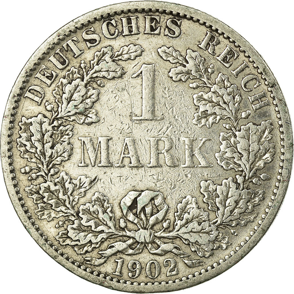 Coin, GERMANY - EMPIRE, Wilhelm II, Mark, 1902, Berlin, EF(40-45), Silver, KM:14