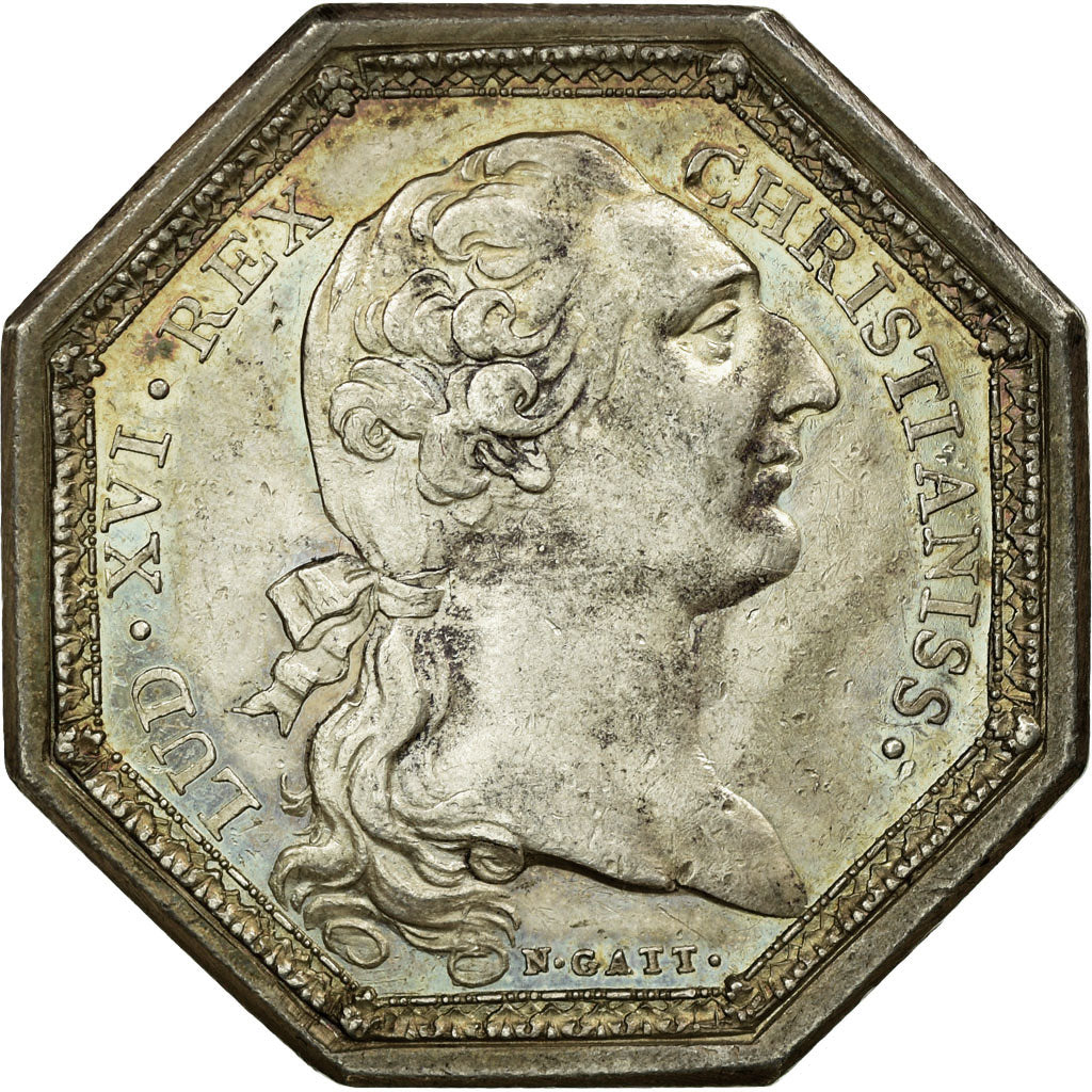 France, Token, Royal, Gatteaux, AU(55-58), Silver