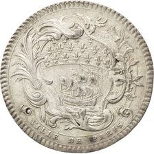 France, Royal, Token, 1754, AU(50-53), Silver, 31, Feuardent #3724, 10.00