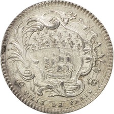France, Royal, Token, 1754, AU(50-53), Silver, 31, Feuardent #3724, 10.20