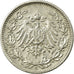 Coin, GERMANY - EMPIRE, 1/2 Mark, 1915, Muldenhütten, EF(40-45), Silver, KM:17