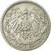 Coin, GERMANY - EMPIRE, 1/2 Mark, 1915, Stuttgart, EF(40-45), Silver, KM:17