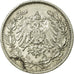 Moneta, NIEMCY - IMPERIUM, 1/2 Mark, 1915, Stuttgart, EF(40-45), Srebro, KM:17