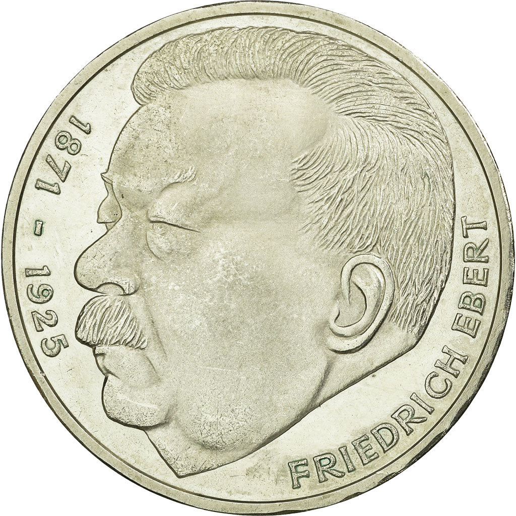 Munten, Federale Duitse Republiek, 5 Mark, 1975, Hamburg, Germany, PR, Zilver