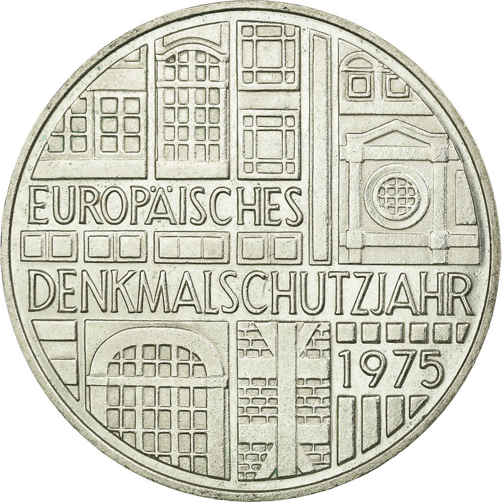 Moneta, GERMANIA - REPUBBLICA FEDERALE, 5 Mark, 1975, Stuttgart, Germany, SPL-