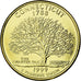 Coin, United States, Connecticut, Quarter, 1999, U.S. Mint, AU(55-58), Gold