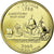 Coin, United States, Virginia, Quarter, 2000, U.S. Mint, AU(55-58), Gold plated