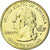 Coin, United States, Virginia, Quarter, 2000, U.S. Mint, AU(55-58), Gold plated