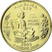 Moneda, Estados Unidos, Alabama, Quarter, 2003, U.S. Mint, EBC, Gold plated