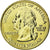 Coin, United States, Alabama, Quarter, 2003, U.S. Mint, AU(55-58), Gold plated