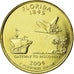 Coin, United States, Florida, Quarter, 2004, U.S. Mint, AU(55-58), Gold plated