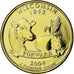 Moneta, USA, Winconsin, Quarter, 2004, U.S. Mint, AU(55-58), Pozłacany