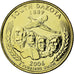 Moneda, Estados Unidos, South Dakota, Quarter, 2006, U.S. Mint, EBC, Gold plated