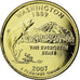 Munten, Verenigde Staten, Washington, Quarter, 2007, U.S. Mint, PR, Verguld
