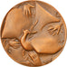 Szwajcaria, Medal, Genève, Colombe, Paix, Galtié, MS(60-62), Bronze