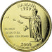 Coin, United States, Hawaii, Quarter, 2008, U.S. Mint, AU(55-58), Gold plated