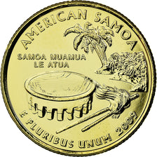 Monnaie, États-Unis, American Samoa, Quarter, 2009, U.S. Mint, SUP, Métal