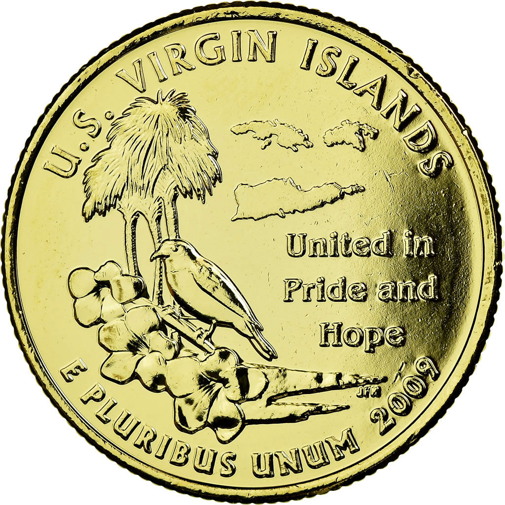Coin, United States, U.S Virgin Islands, Quarter, 2009, U.S. Mint, AU(55-58)