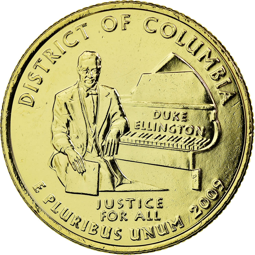 Monnaie, États-Unis, District of Columbia, Quarter, 2009, U.S. Mint, SUP