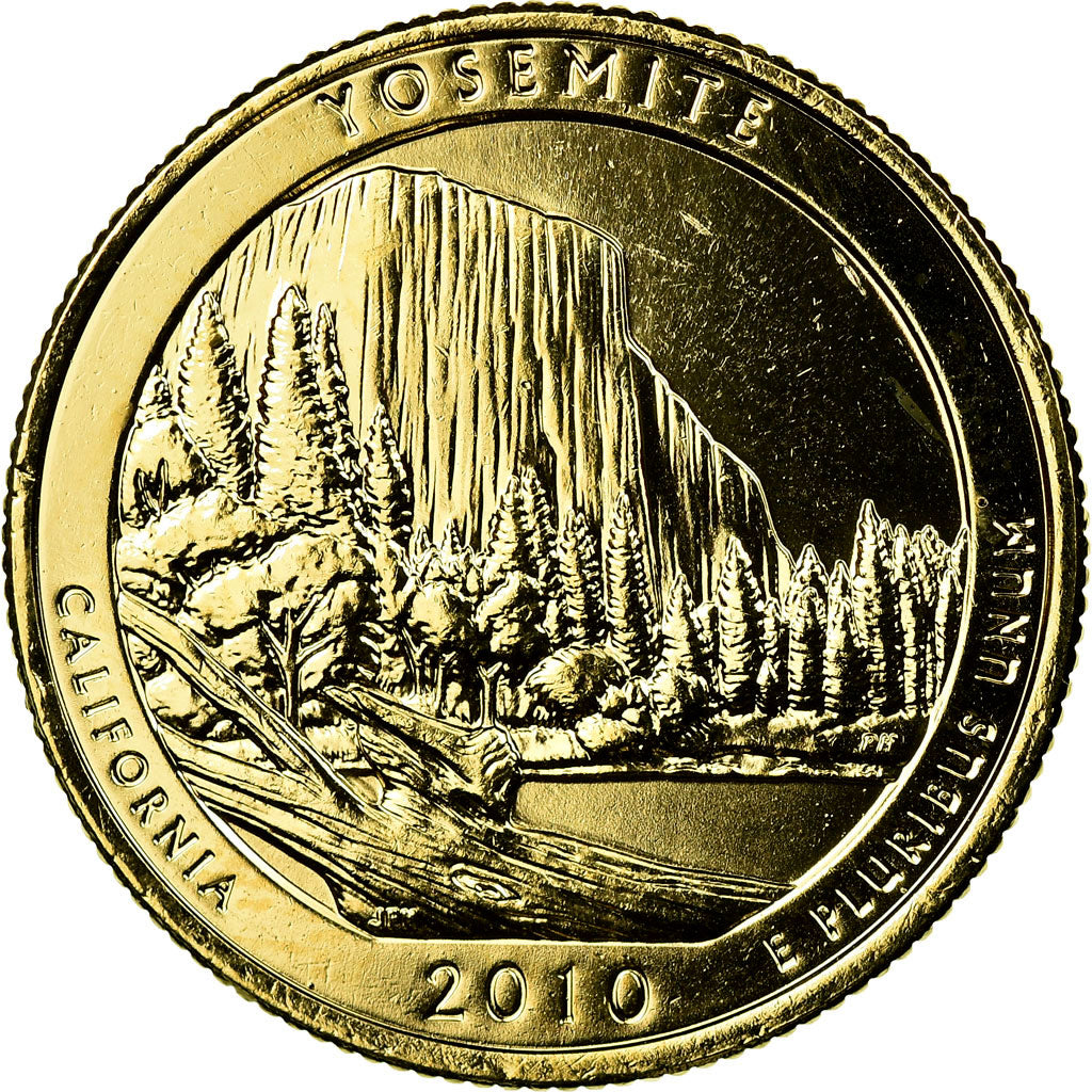 Moeda, Estados Unidos da América, Yosemite, Quarter, 2010, U.S. Mint