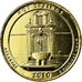 Munten, Verenigde Staten, Hot Springs, Quarter, 2010, U.S. Mint, PR, Verguld