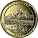 Monnaie, États-Unis, Mount Hood, Quarter, 2010, U.S. Mint, SUP, Métal doré