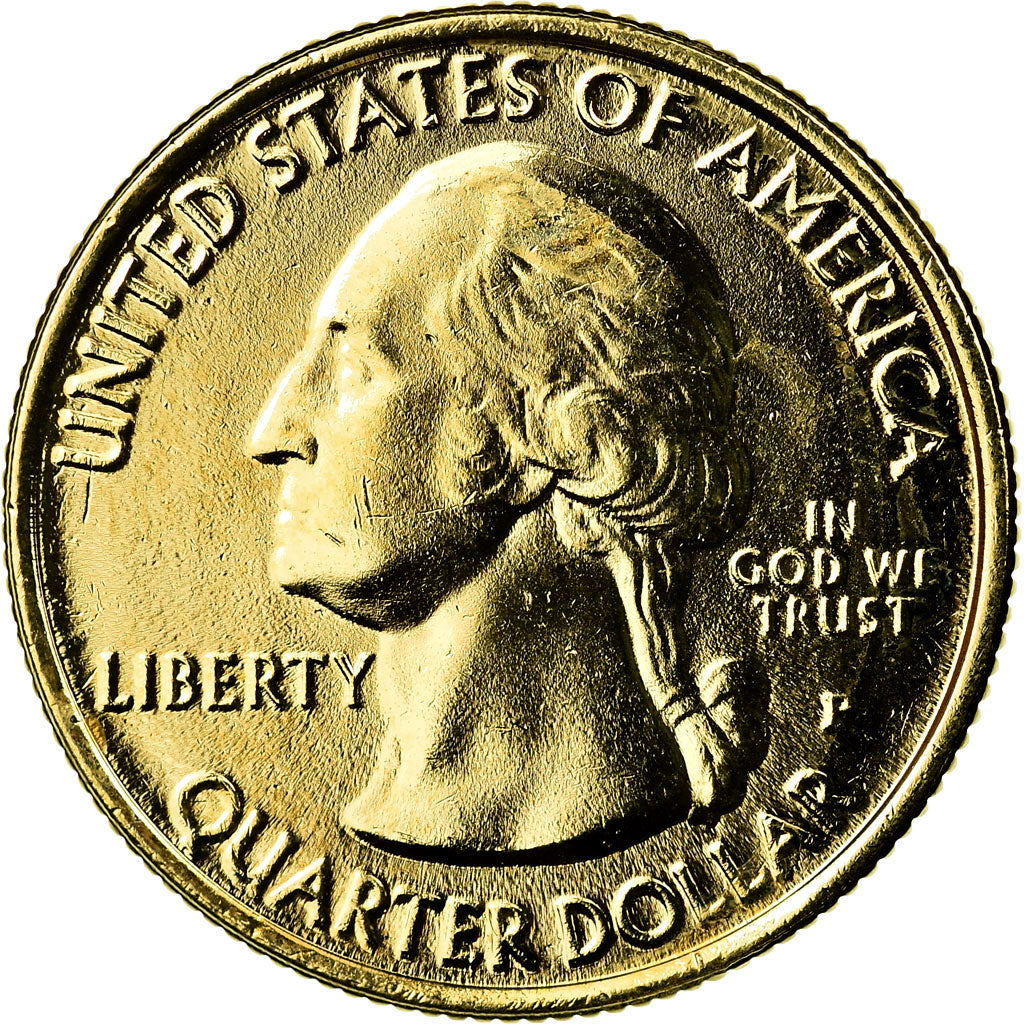 Moneta, Stati Uniti, Vicksburg, Quarter, 2011, U.S. Mint, SPL-, Gold plated