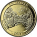 Moneda, Estados Unidos, Chickasaw, Quarter, 2011, U.S. Mint, EBC, Gold plated
