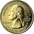Moneta, USA, Chickasaw, Quarter, 2011, U.S. Mint, AU(55-58), Pozłacany