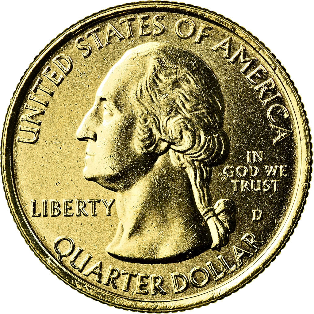 Münze, Vereinigte Staaten, Gettysburg, Quarter, 2011, U.S. Mint, VZ, Gold