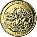Moneda, Estados Unidos, Denali, Quarter, 2012, U.S. Mint, EBC, Gold plated