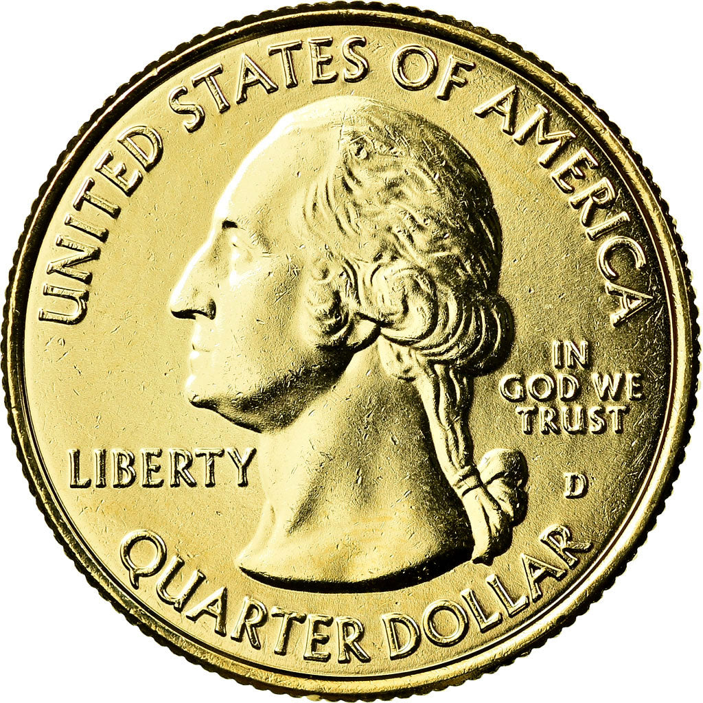 Coin, United States, Great Basin, Quarter, 2013, U.S. Mint, AU(55-58), Gold