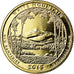 Moneta, Stati Uniti, White Mountain, Quarter, 2013, U.S. Mint, SPL-, Gold plated
