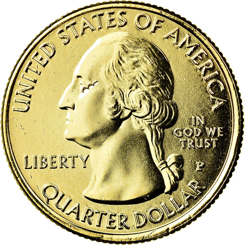 Moneta, Stati Uniti, Fort McHenry, Quarter, 2013, U.S. Mint, SPL-, Gold plated