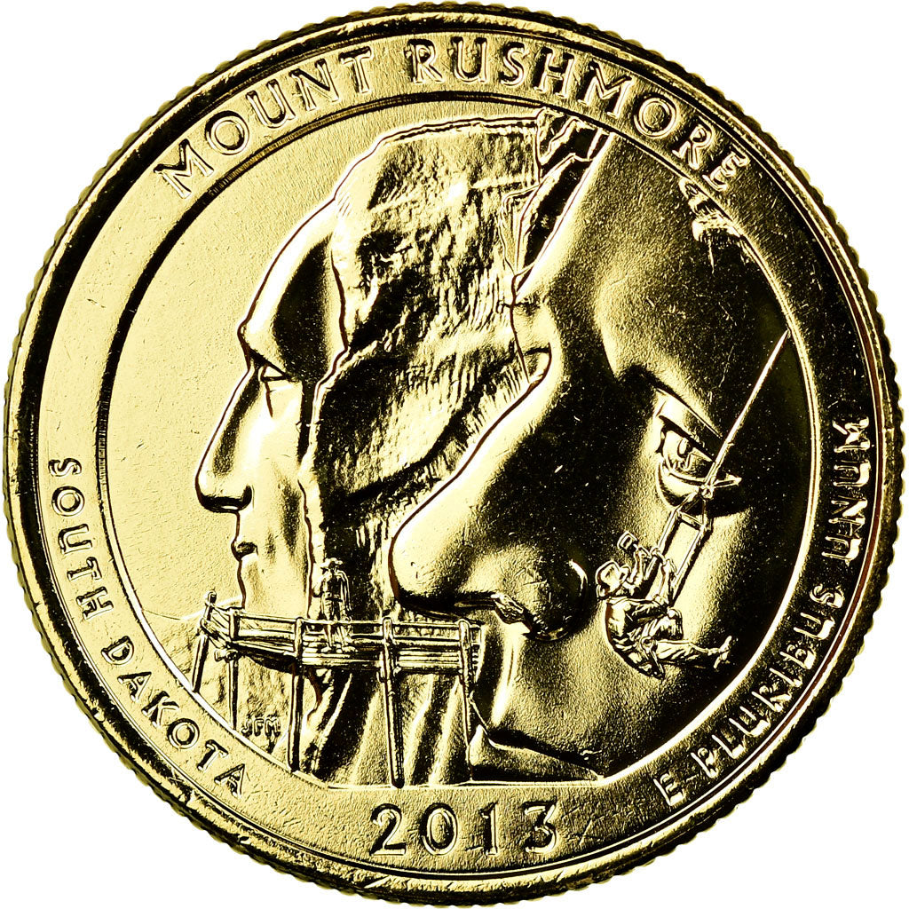 Moeda, Estados Unidos da América, Mount Rushmore, Quarter, 2013, U.S. Mint