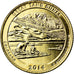 Münze, Vereinigte Staaten, Great Sand Dunes, Quarter, 2014, U.S. Mint, VZ, Gold