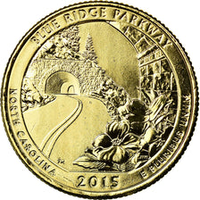 Coin, United States, Blue Ridge Parkway, Quarter, 2015, U.S. Mint, AU(55-58)