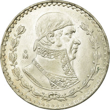 Coin, Mexico, Peso, 1962, Mexico City, AU(55-58), Silver, KM:459