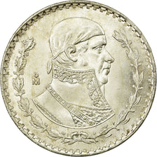 Coin, Mexico, Peso, 1962, Mexico City, AU(55-58), Silver, KM:459
