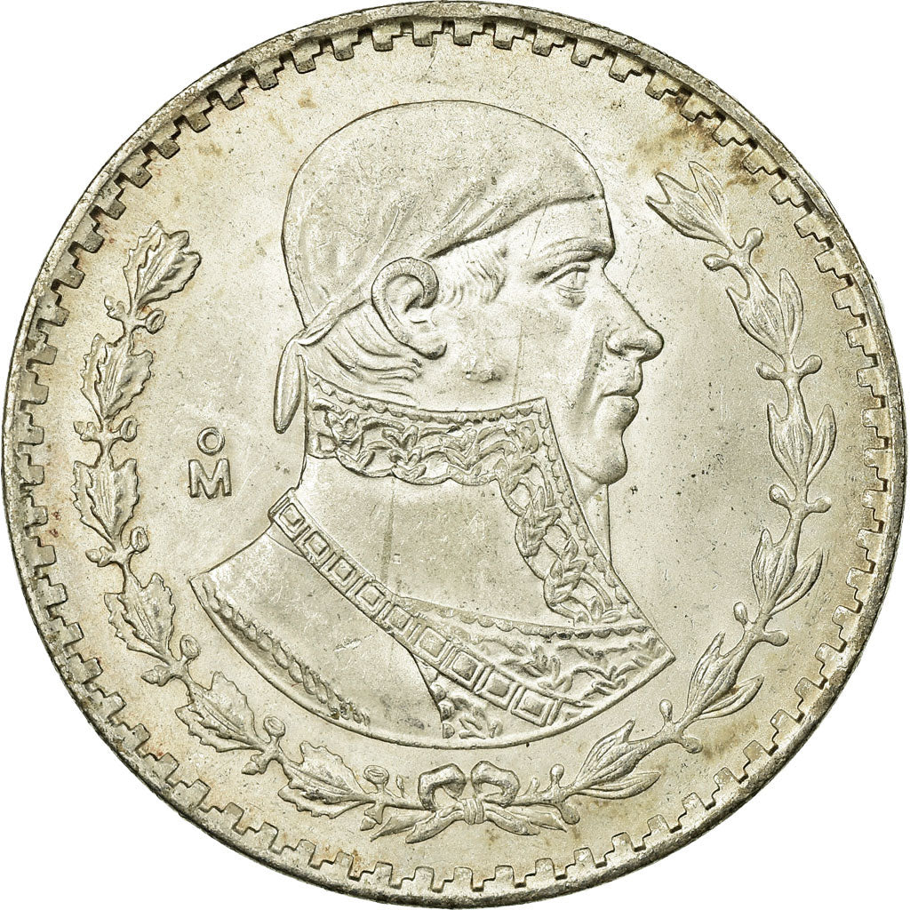 Coin, Mexico, Peso, 1962, Mexico City, EF(40-45), Silver, KM:459