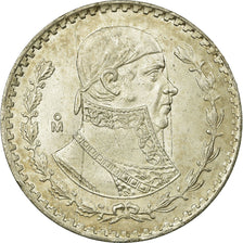 Coin, Mexico, Peso, 1962, Mexico City, EF(40-45), Silver, KM:459