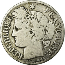 Monnaie, France, Cérès, 2 Francs, 1871, Paris, TB, Argent, Gadoury:530