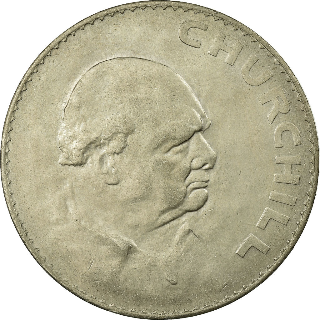 Coin, Great Britain, Elizabeth II, Crown, 1965, EF(40-45), Copper-nickel, KM:910