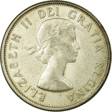 Coin, Canada, Elizabeth II, 50 Cents, 1964, Royal Canadian Mint, Ottawa